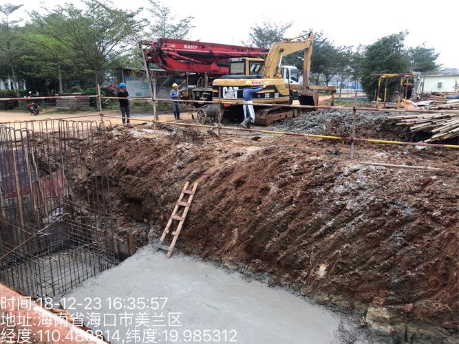 (2018年12月23日)桂林洋污水处理厂改扩建工程工作日志